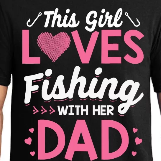 Daughter Fishing Dad Daughter Matching Fishing Pajama Set