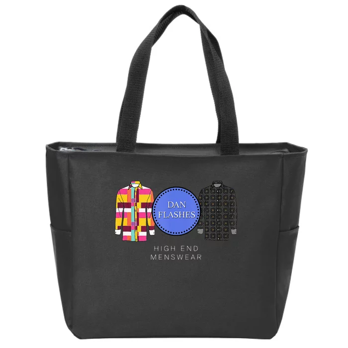 Dan Flashes Zip Tote Bag