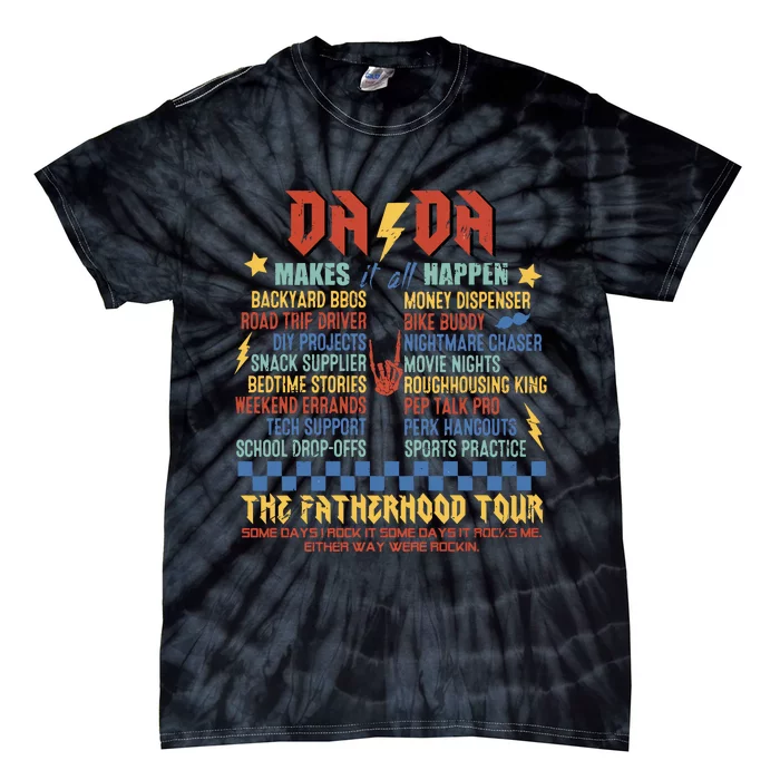 Dada Funny Dad Daddy FatherS Day Tie-Dye T-Shirt