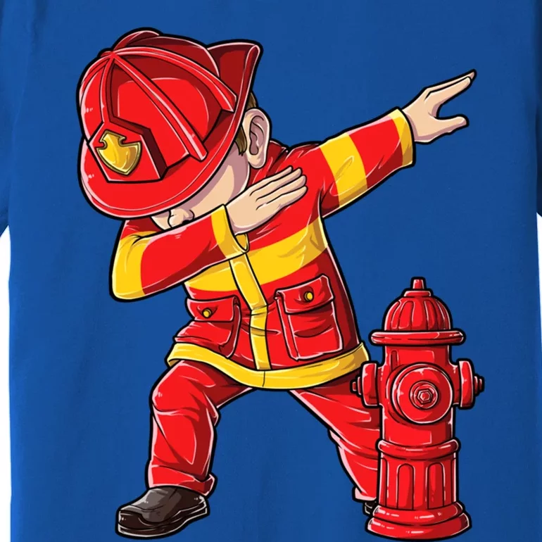 Dabbing Firefighter Dab Dance Funny Firefighting Gift Premium T-Shirt