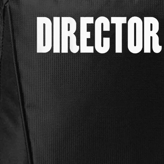 Director Filmmaker City Backpack