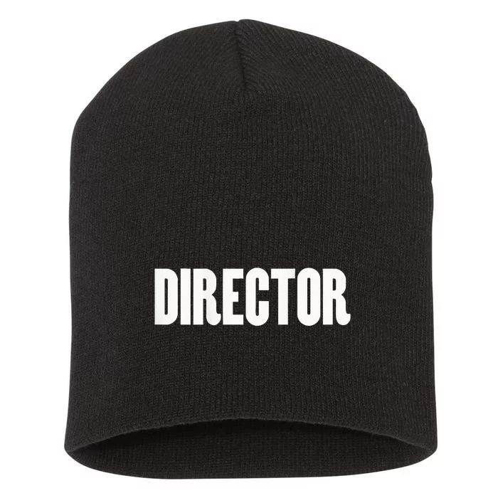 Director Filmmaker Short Acrylic Beanie