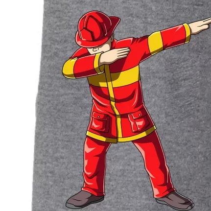 Dabbing Firefighter Dab Junior Firefighters Funny Fire Gift Doggie 3-End Fleece Hoodie