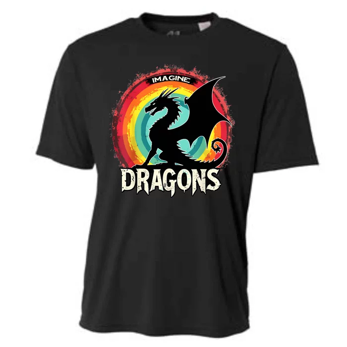 Dragons Fantasy Dragon Magical And Funny Dragon Lover Gifts Cooling Performance Crew T-Shirt