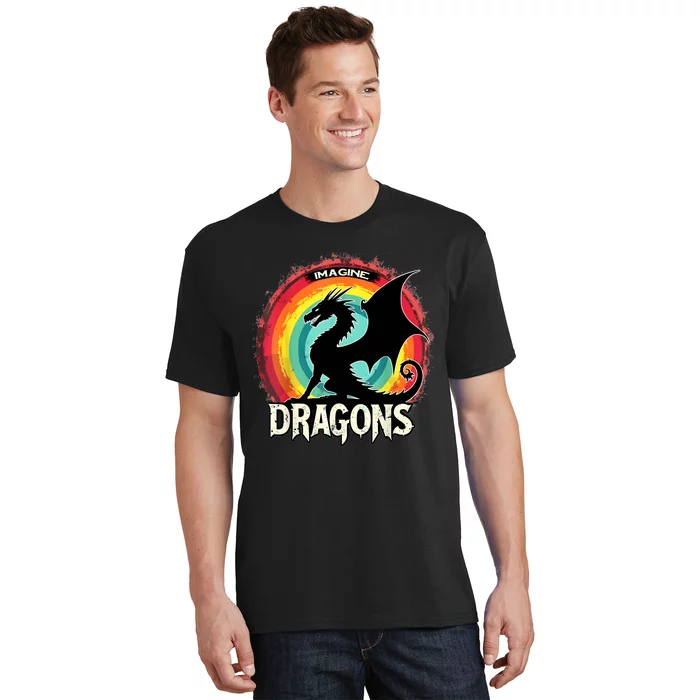 Dragons Fantasy Dragon Magical And Funny Dragon Lover Gifts T-Shirt