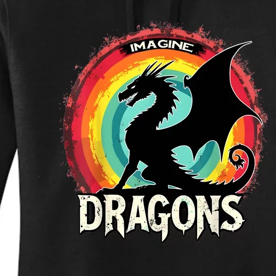 Dragons Fantasy Dragon Magical And Funny Dragon Lover Gifts Women's Pullover Hoodie