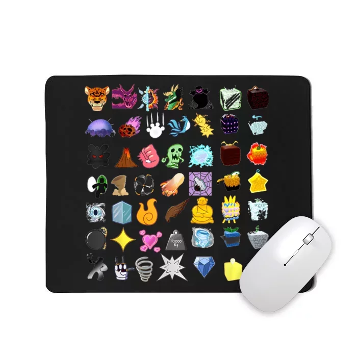 Devil Fruit Devils Fruit Of Blox Fruit Mousepad