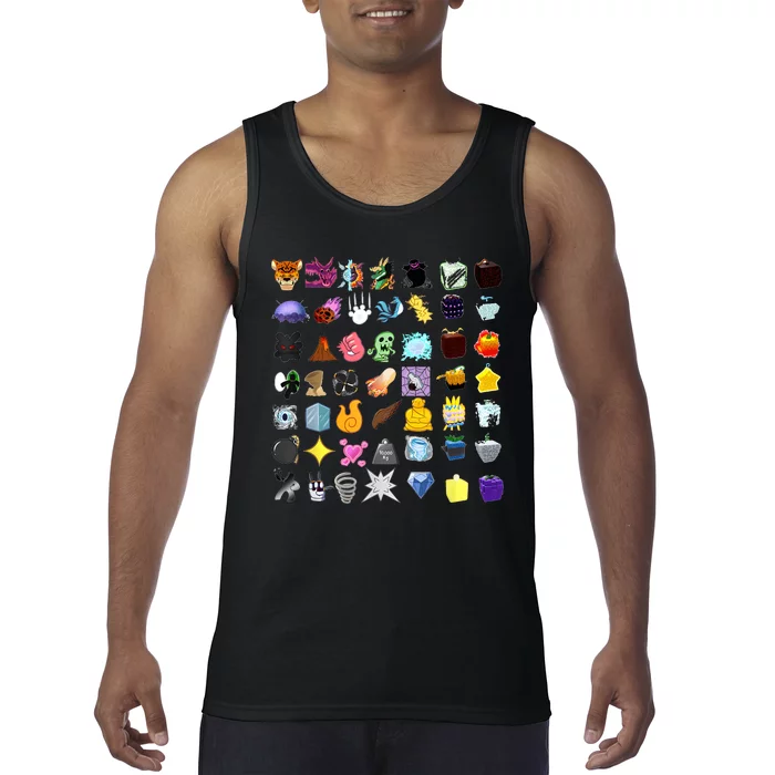 Devil Fruit Devils Fruit Of Blox Fruit Tank Top