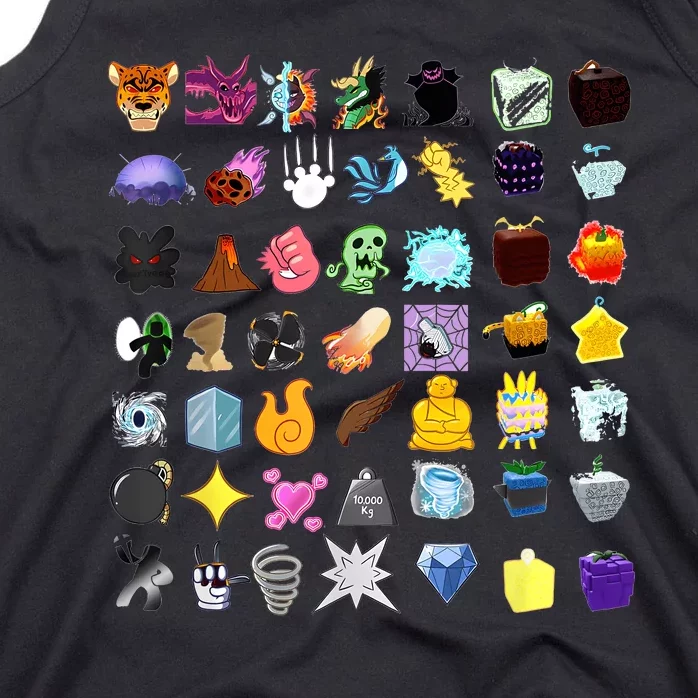 Devil Fruit Devils Fruit Of Blox Fruit Tank Top