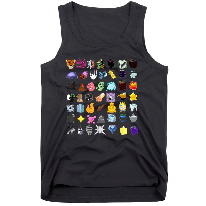 Devil Fruit Devils Fruit Of Blox Fruit Tank Top