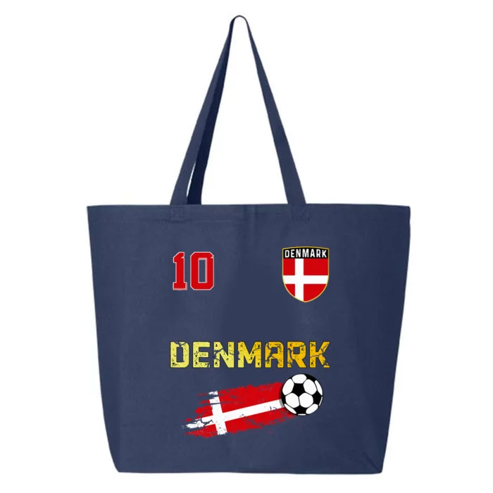 Denmark Flag Danish Pride Lovers 25L Jumbo Tote