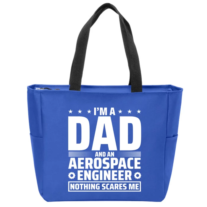 Dad Fathers Day Aeronautical Aerospace Engineering Great Gift Zip Tote Bag