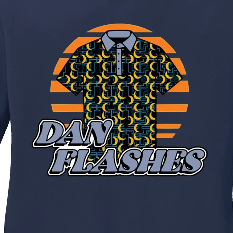 Dan Flashes Ladies Long Sleeve Shirt