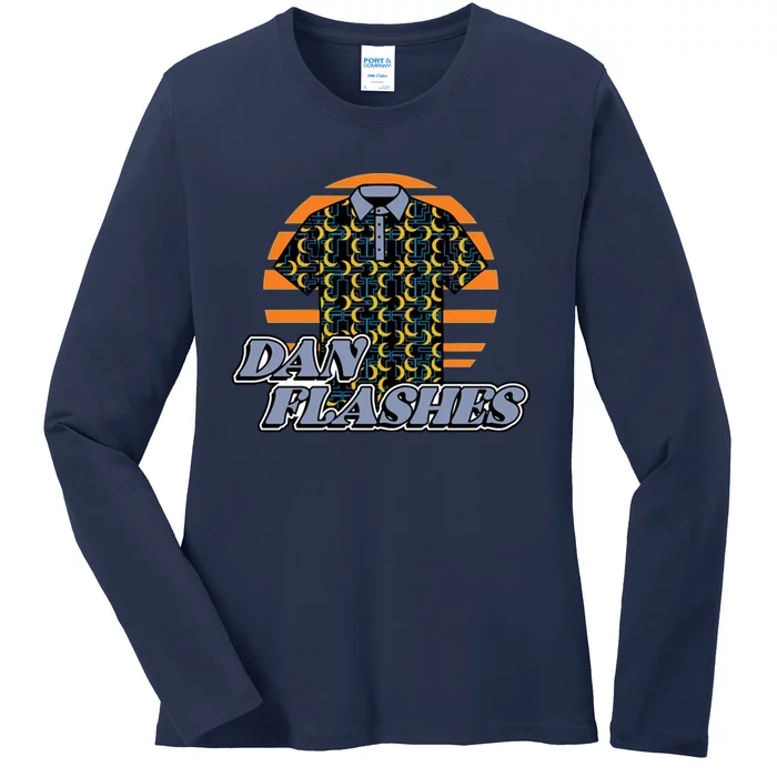 Dan Flashes Ladies Long Sleeve Shirt