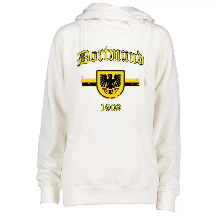 Dortmund Fan Design Ultra Gift 1909 Womens Funnel Neck Pullover Hood