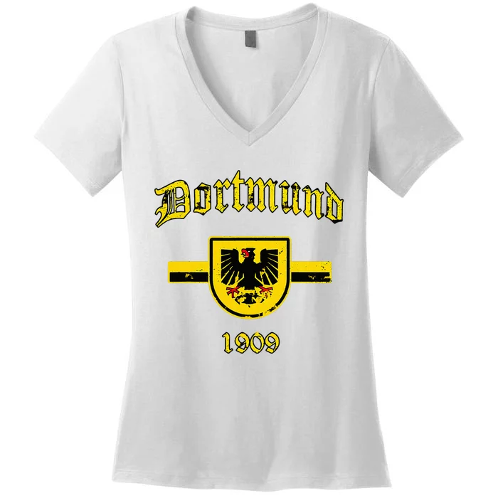 Dortmund Fan Design Ultra Gift 1909 Women's V-Neck T-Shirt