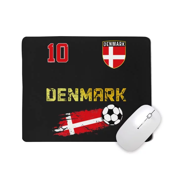 Denmark Flag Danish Pride Lovers Mousepad