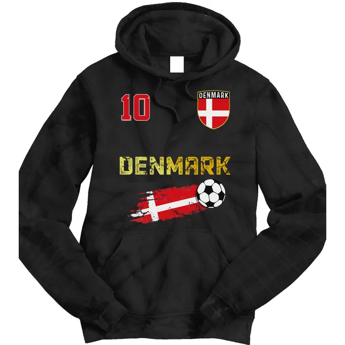 Denmark Flag Danish Pride Lovers Tie Dye Hoodie