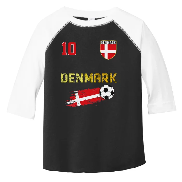 Denmark Flag Danish Pride Lovers Toddler Fine Jersey T-Shirt