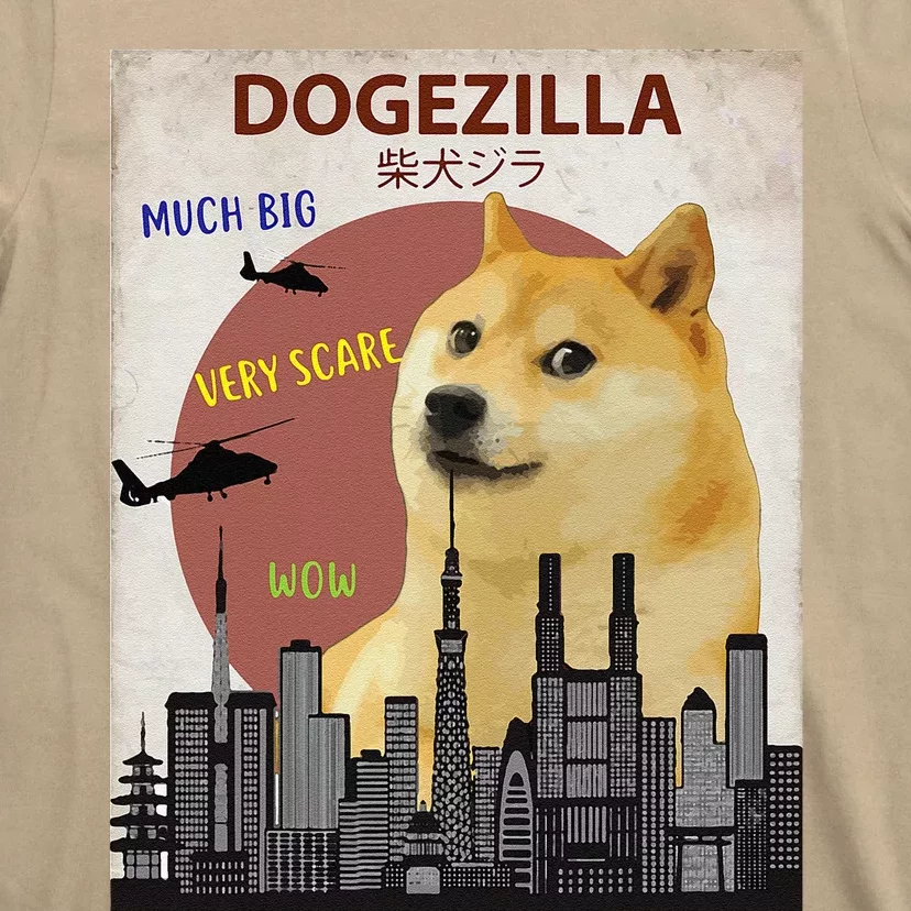 Dogezilla Funny DOGE MEME Shiba Inu Dog T-Shirt