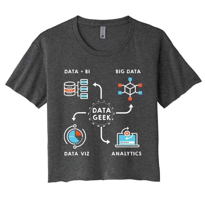 Data For Data Scientists Analysts And Engineers Women's Crop Top Tee