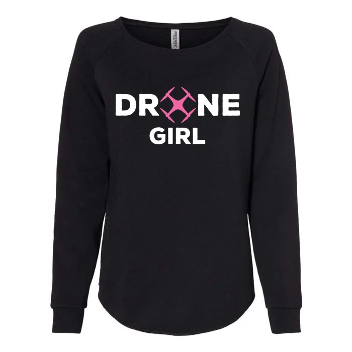 Drone Funny Drone Pilot Flying Drones Cute Gift Womens California Wash Sweatshirt