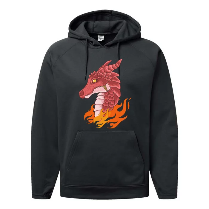 Dragon Fire Performance Fleece Hoodie