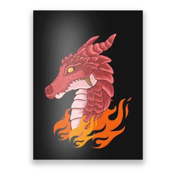 Poster, affiche Fire Dragon Drache, Cadeaux et merch