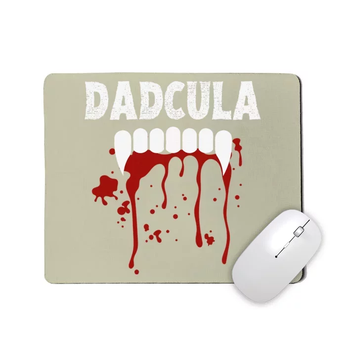 Dadcula Funny Dad Halloween Costume Spooky Season Scary Cute Mousepad