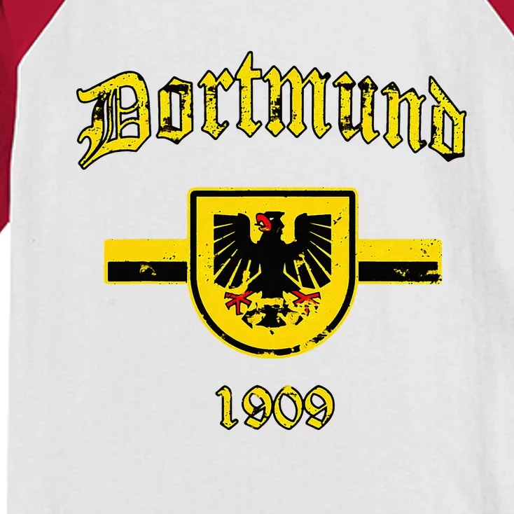 Dortmund Fan Design Ultra Gift 1909 Kids Colorblock Raglan Jersey