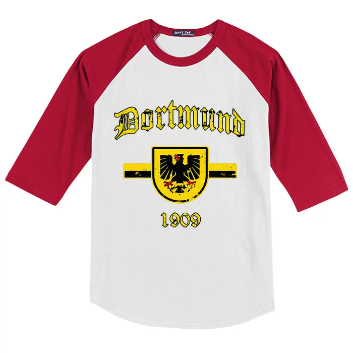 Dortmund Fan Design Ultra Gift 1909 Kids Colorblock Raglan Jersey