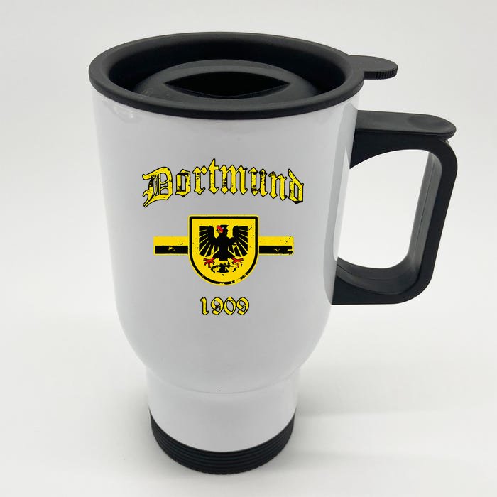 Dortmund Fan Design Ultra Gift 1909 Front & Back Stainless Steel Travel Mug