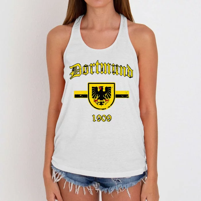 Dortmund Fan Design Ultra Gift 1909 Women's Knotted Racerback Tank