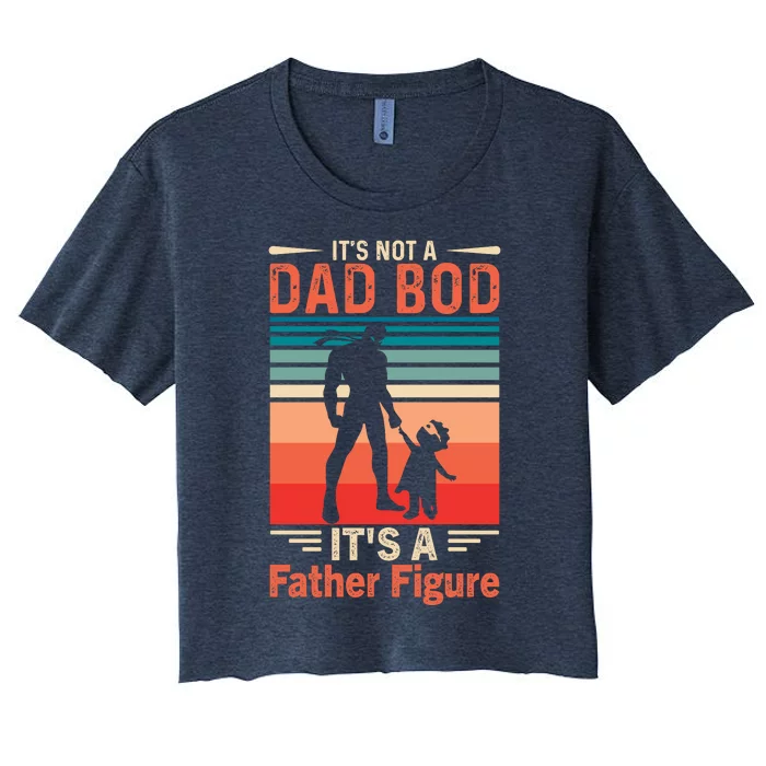 Dad Father's Day Women's Crop Top Tee