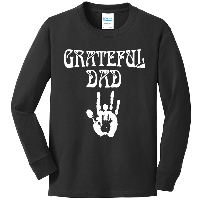 Dad Fathers Day Kids Long Sleeve Shirt