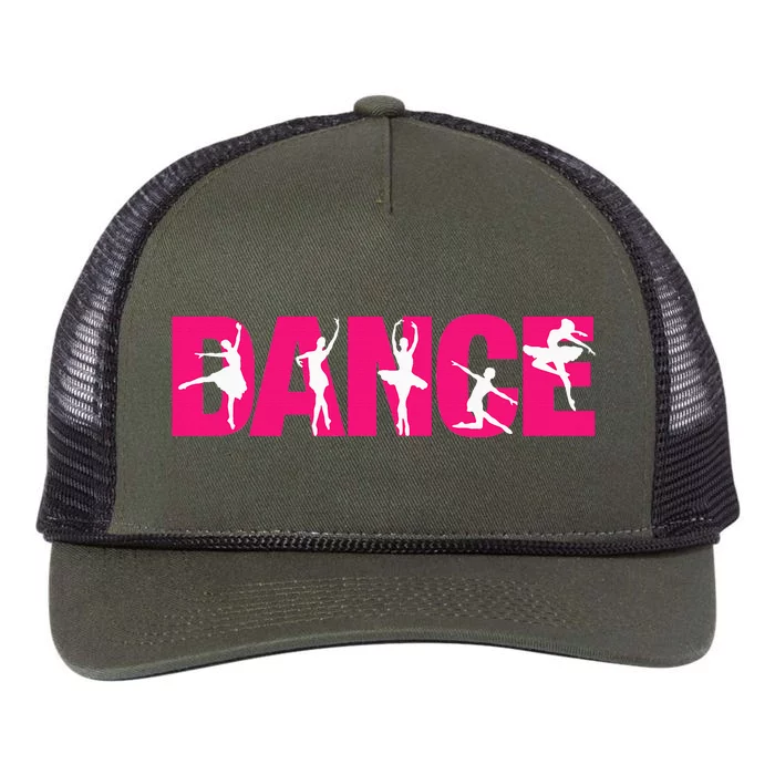 Dance Funny Dance Retro Rope Trucker Hat Cap