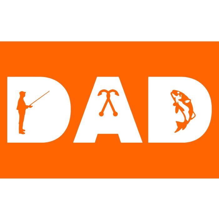 Dad Fishing Bumper Sticker