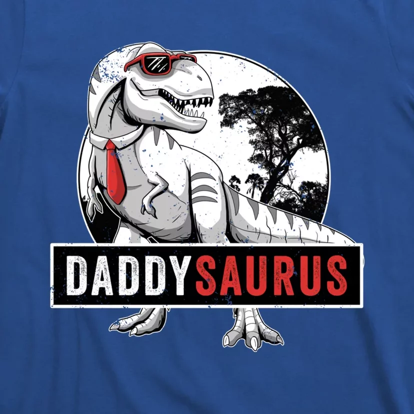 Daddysaurus Funny Daddy Dinosaur Fathers Day Surprise Meaningful Gift T-Shirt