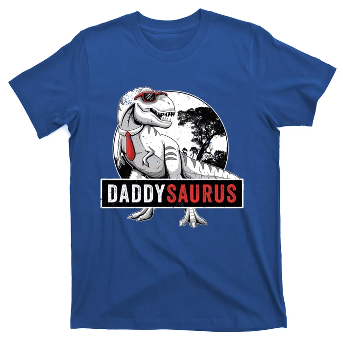 Daddysaurus Funny Daddy Dinosaur Fathers Day Surprise Meaningful Gift T-Shirt