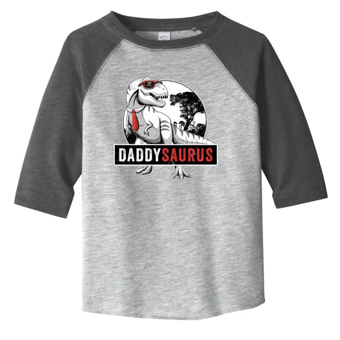 Daddysaurus Funny Daddy Dinosaur Fathers Day Surprise Meaningful Gift Toddler Fine Jersey T-Shirt