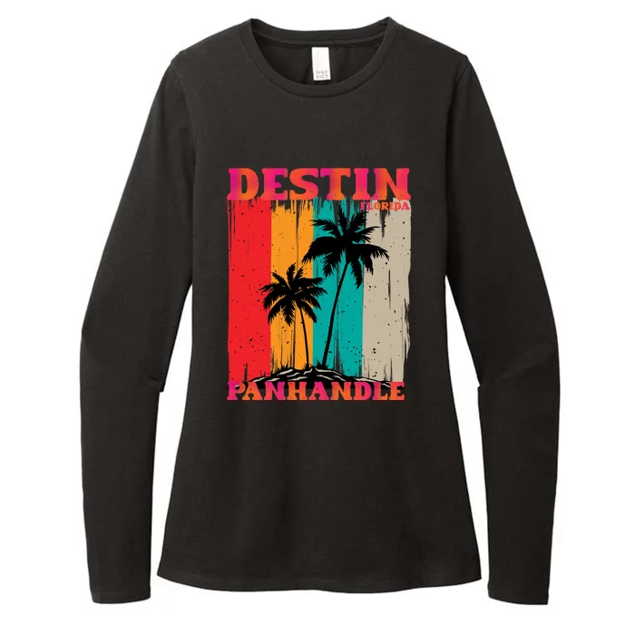 Destin Florida Womens CVC Long Sleeve Shirt