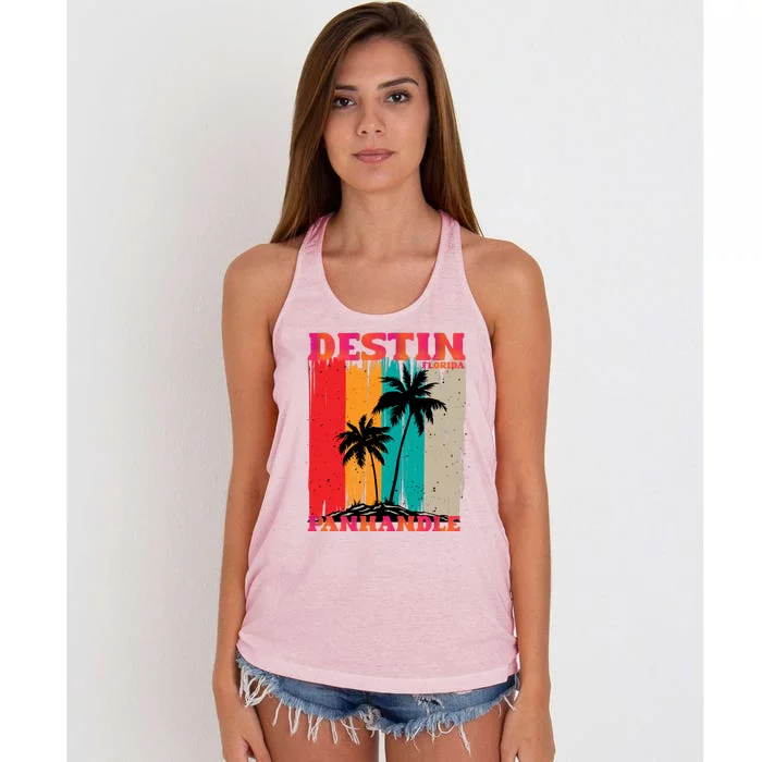 Destin Florida Women's Knotted Racerback Tank