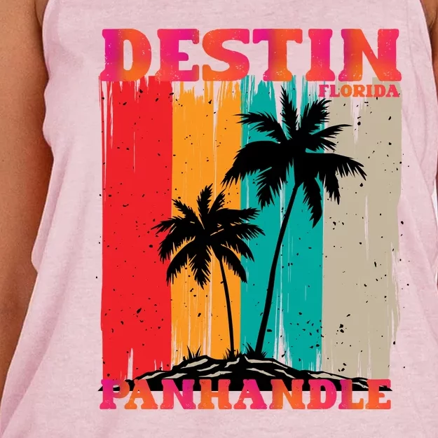 Destin Florida Women's Knotted Racerback Tank