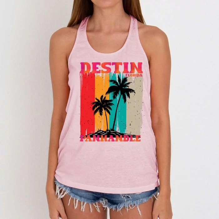 Destin Florida Women's Knotted Racerback Tank