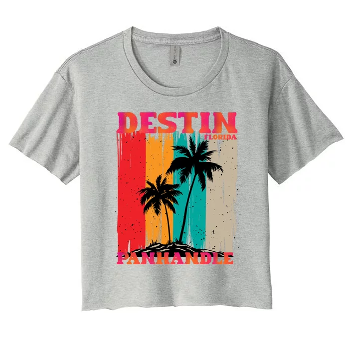 Destin Florida Women's Crop Top Tee