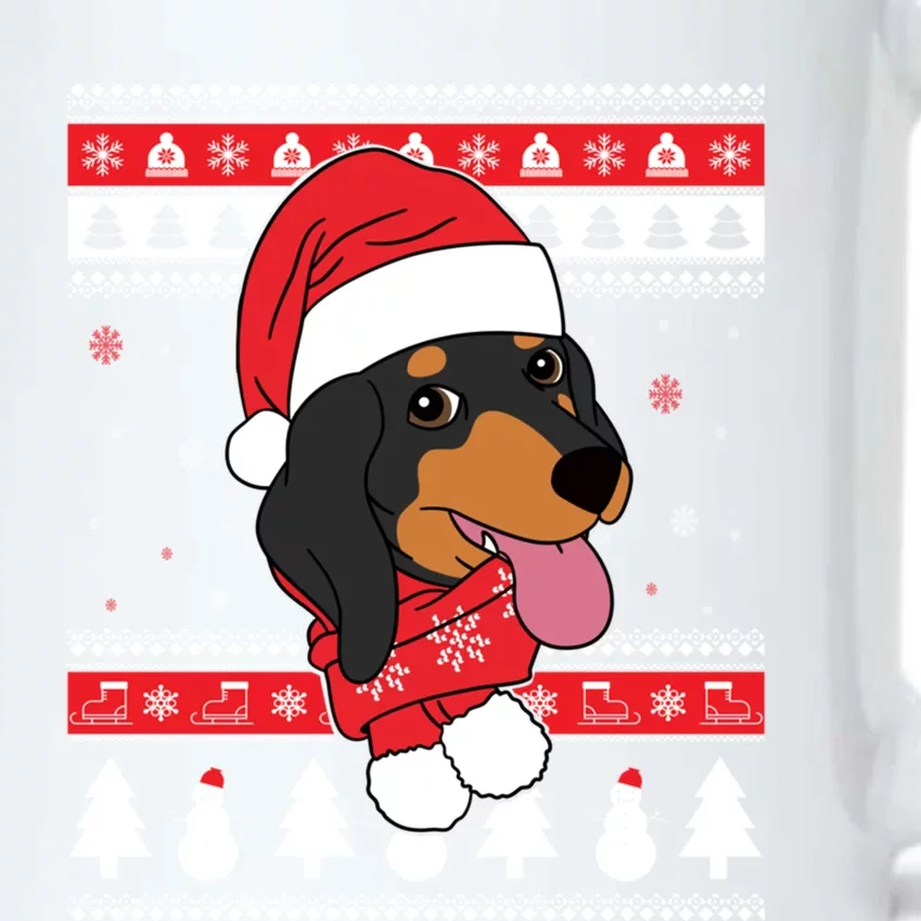 Dachshund Funny Dog Ugly Christmas Gift Black Color Changing Mug