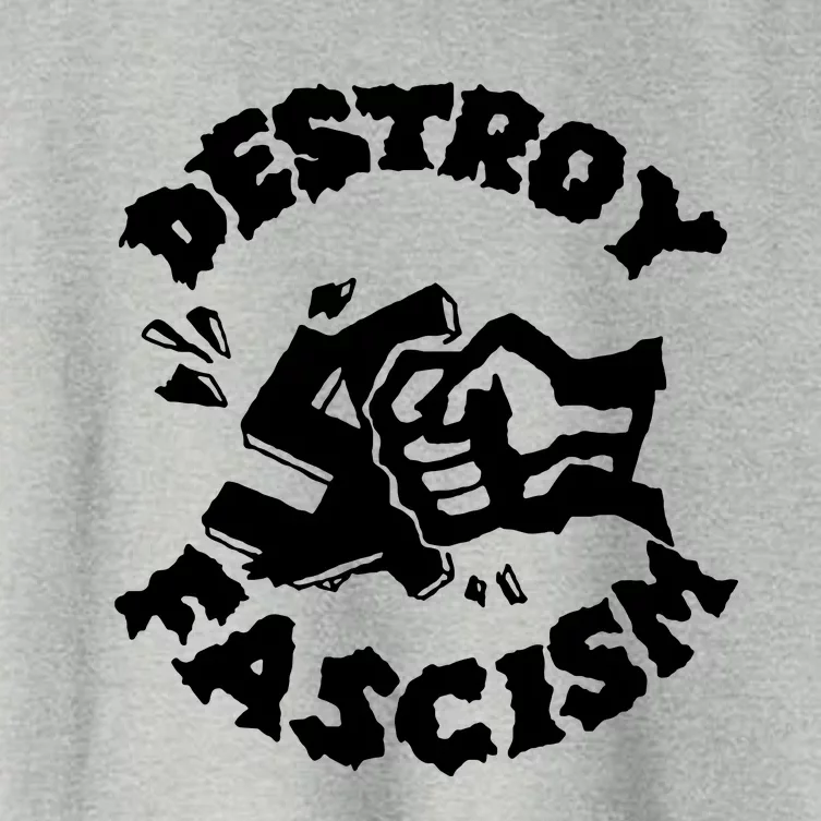 Destroy Fascism Women's Crop Top Tee