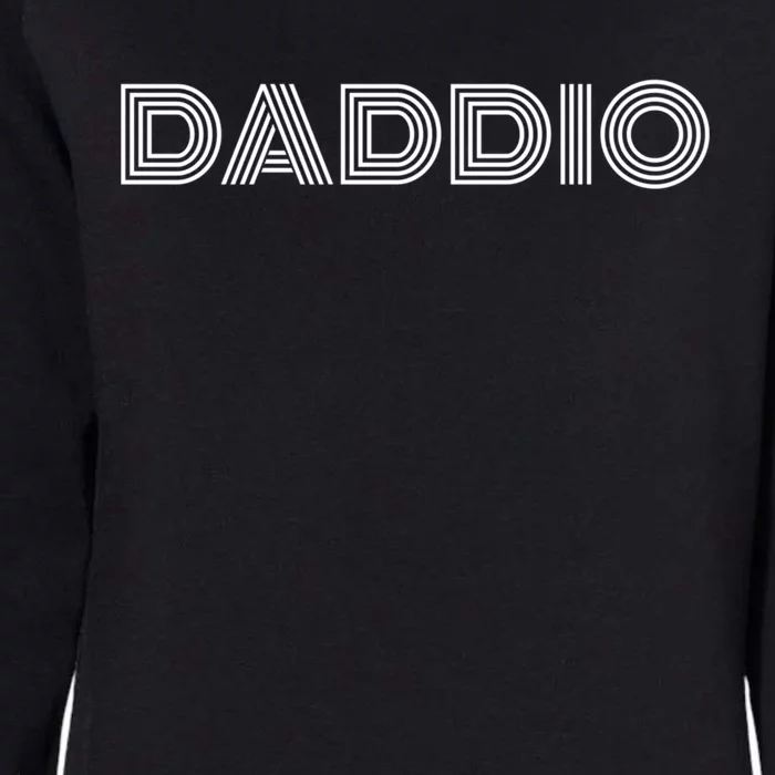 Daddio FatherS Day Fun In Retro Style Meaningful Gift Womens California Wash Sweatshirt