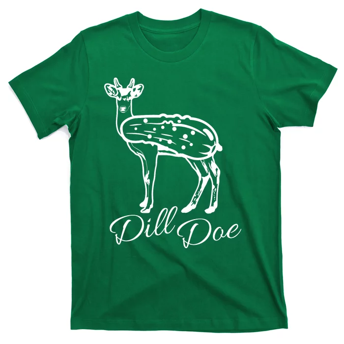 DillDoe Funny Deer Dill Doe Pickle Meme Mashup T-Shirt