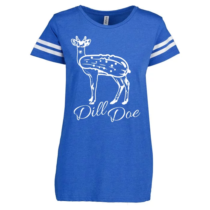 DillDoe Funny Deer Dill Doe Pickle Meme Mashup Enza Ladies Jersey Football T-Shirt